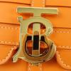 Excellent BURBERRY Shoulder Bag TBMetal 2WAY Leather Clutch Bag Orange Leather Used