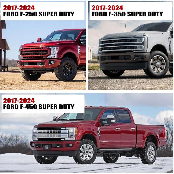 43205 Truck Tailgate Assist Shock Strut Fit For 2017-2024 Ford F-250 / F-350 / F-450 Super Duty, Truck Tail Gate Lift Assist Accessories Black