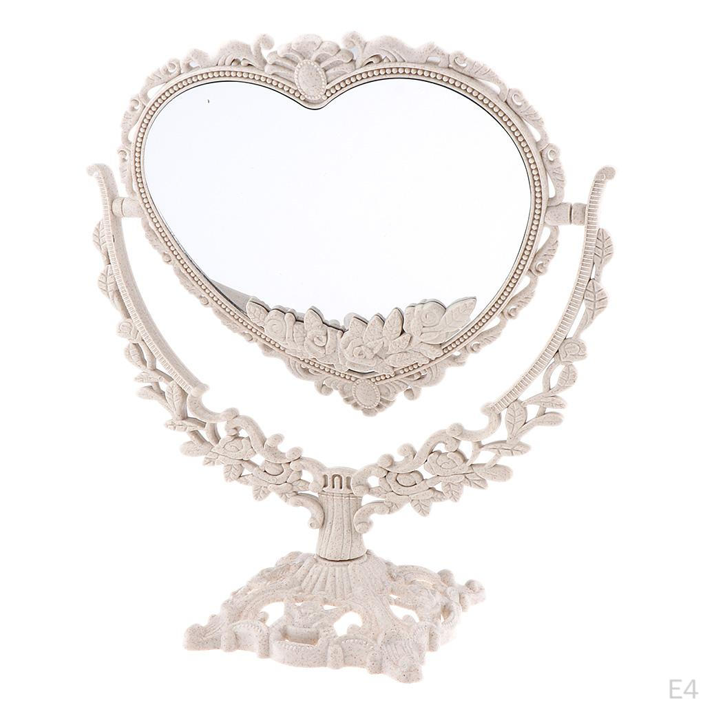 Tabletop Swivel Vanity Mirror Standing Cosmetic