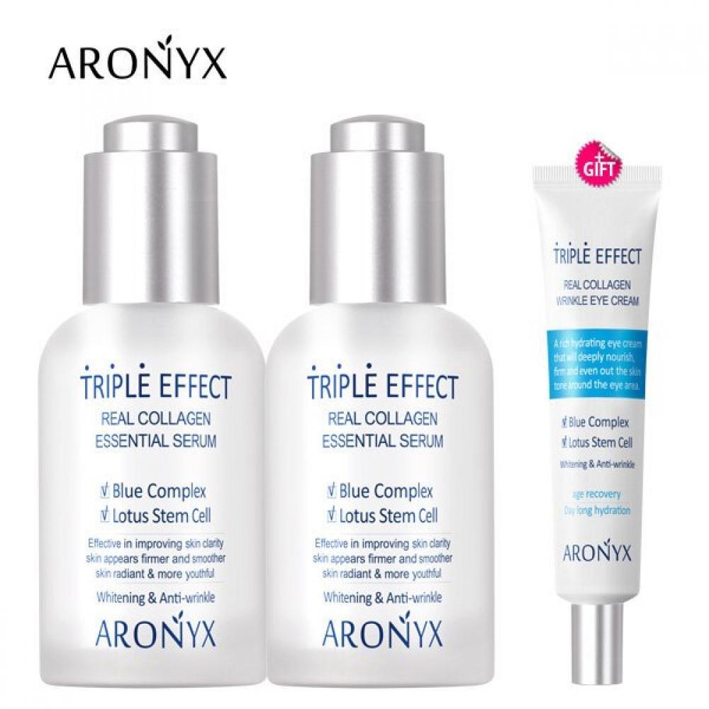 

Aronyx Triple Effect Essential Serum 50 млx2 + Triple Effect Eye Cream 40 мл
