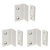 Strong Magnetic Cabinet Catches Punch Free Door Stopper Magnetic L-shaped Hidden Door Closer Home Improvement Furniture Hardware