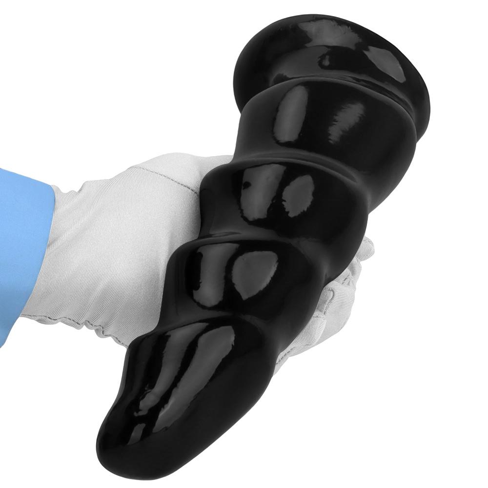 Black PVC Dildo Simulated Penis Anal Plug with Suction Cup Fisting Sex Toy Strap on Cock Big Dick Realistic Cock