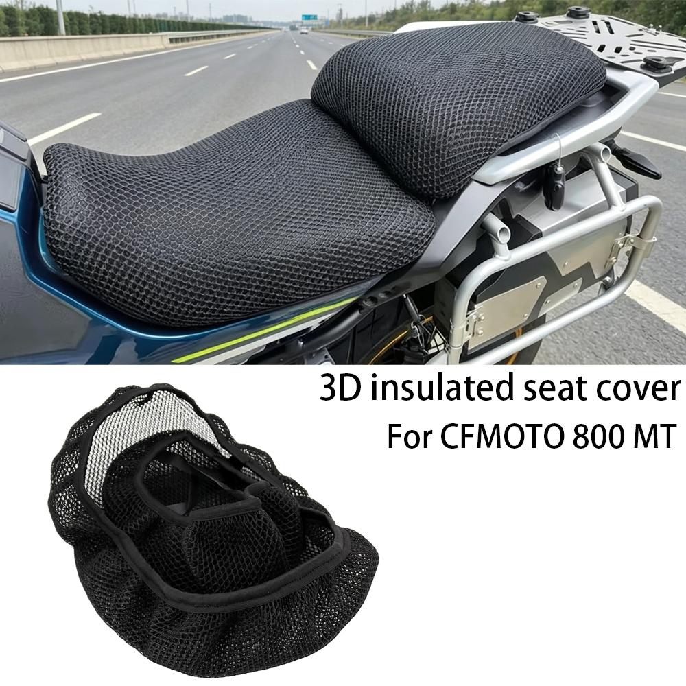 For CFMoto 800MT 800 MT 800 Mt 800mt 3D Mesh Motorcycle Seat Cover Breathable Airflow Cushion Waterproof Sunproof Saddle