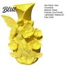 Nordic Style Vase 3D Printed Fairy Garden Sculpture Vase, Fantasy Flower Pot with Cream Yellow Statue, Dual-Use Holder for Desktop Entryway & Creative