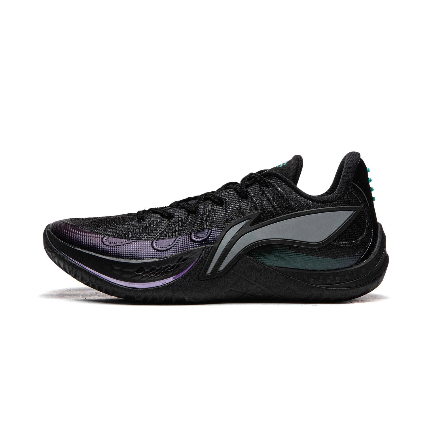 

Li Ning Sonic 14 Cushioning Slip Resistant Breathable Rebound Grip Low top Basketball Shoes Men s Black ABAW015-7 44