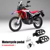 1 Pair Wide Fat Foot Pegs Pedal Metal Motorcycle Foot Pegs Pedals Aluminium Footrest for Yamaha PW50 PW80 for Honda XR50R CRF50