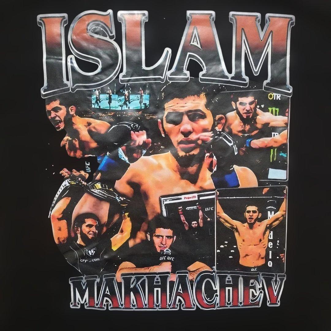 UFC Islam Makhachev Printed T-Shirt XL Black S