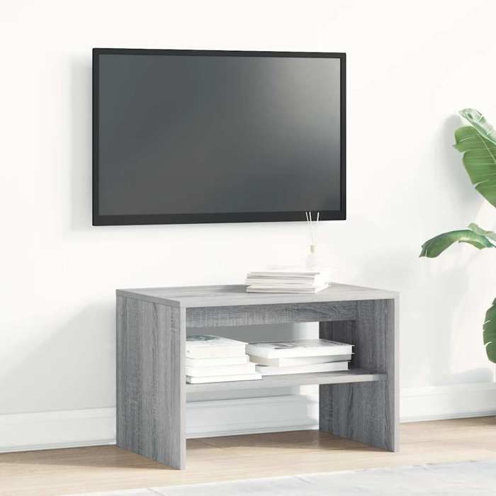 VidaXL Meuble TV sonoma gris 60x40x40 cm bois d'ingénierie, unité TV, console TV, banc TV, meuble de télévision, meuble 859105