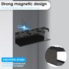 Carbon Steel Magnetic Cup Holder Space Saving Relocatable Refrigerator Tumbler Rack With Lid Holder for Kitchen Fridge