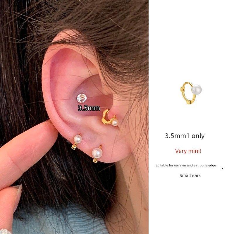 

Магазин Ringring Кольцо-гвоздик для края уха/хряща, Мини-серьги-гвоздики с жемчугом, Высококачественное кольцо для уха, Серьги-кольца, Серьги-пряжки для ушей 3.5mm Gold 1