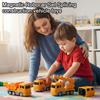 Children Magnetic Toy Car Boy Building Block Assembly Engineering Vehicle Transforming Puzzle King Kong Robot Kid Activities Toy