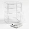 Figure Collection Transparent Display Case with Magnetic Acrylic Stackable Display Case Case, Case, Showcase, Door, Case, (1 Piece, 362327cm)