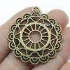 4pcs Earring Pendant For Earring Making Vintage Bohemia Earring Connector For DIY Jewelry Necklace Earrings Making Finding