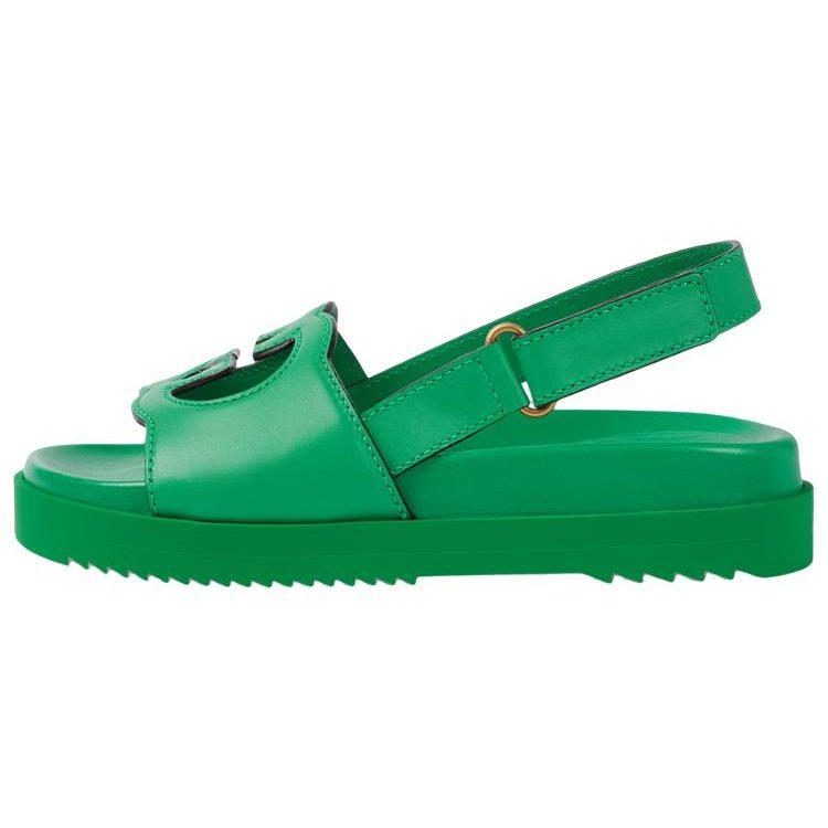 Gucci Wmns Sandal 'Interlocking G - Green' Women's 738687 US000 3727