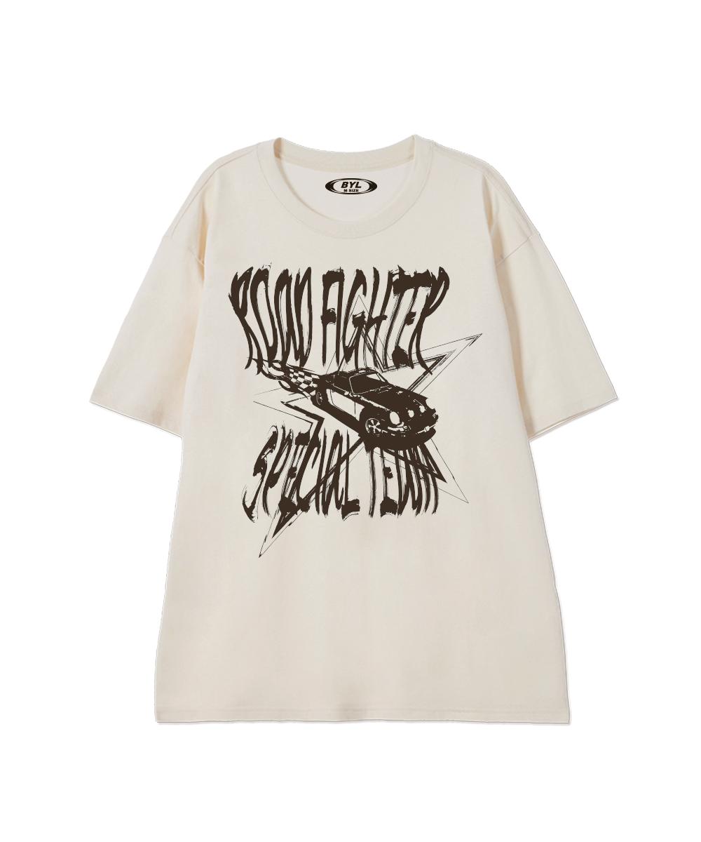 Biel Road Fighter Short-Sleeve T-Shirt Cream M