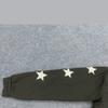 European and American autumn embroidered star print loose men's and women's trendy hoodie