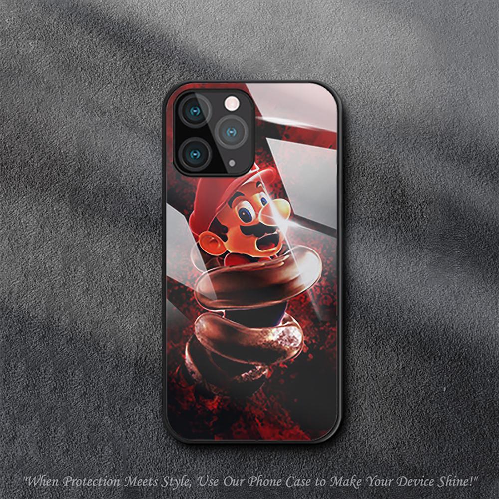 Red Green Marios-Super Cartoon Case For iPhone Samsung Galaxy Redmi Note S 17 16 15 14 13 20 24 25 54 Pro Max Ultra Fe Air Tempered Glass Cover