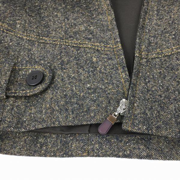 Mila Schn Silk Blend Blouson Brown Size 40(USED)