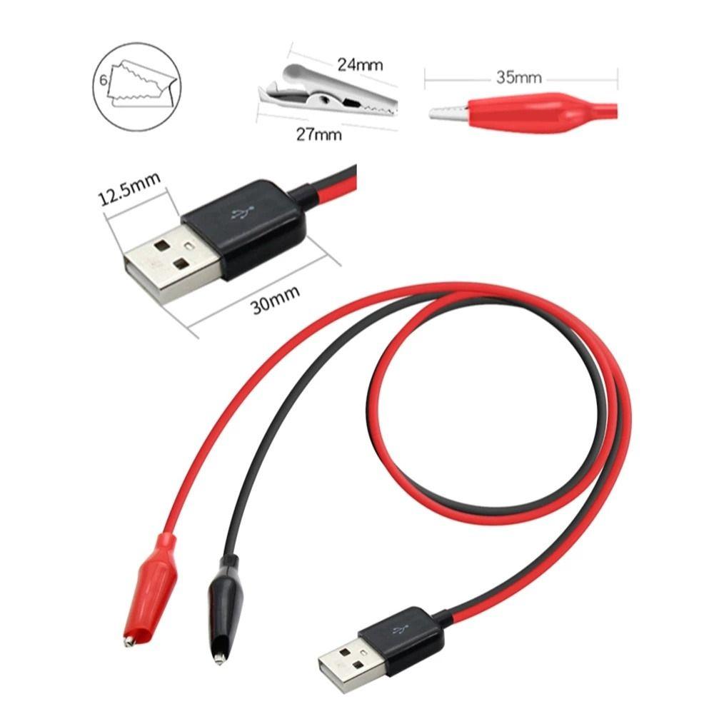 

USB-штекер Тестовые зажимы типа «крокодил» Адаптер питания Тестовые зажимы для проводов Зажим Тестовые зажимы типа «крокодил»
