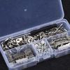 251Pcs/Set Sawtooth Hook Flat Screw D-Rings Picture Frame Hanger Mounting Kit