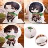 On Titan Attack Manga Peripheral Plush Doll Eren Mikas Cushion Toys Stuffed