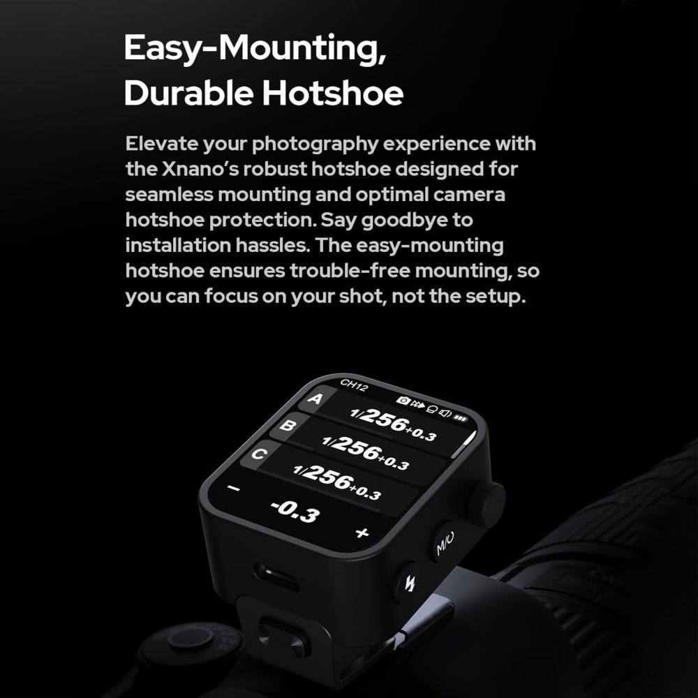 Godox X3-S Transmitter 2.4G Flash Trigger Compatible with Sony with Large OLED Touch Screen Compatible with GODOX TT600S, Ad300pro, V1 Series, TT685I