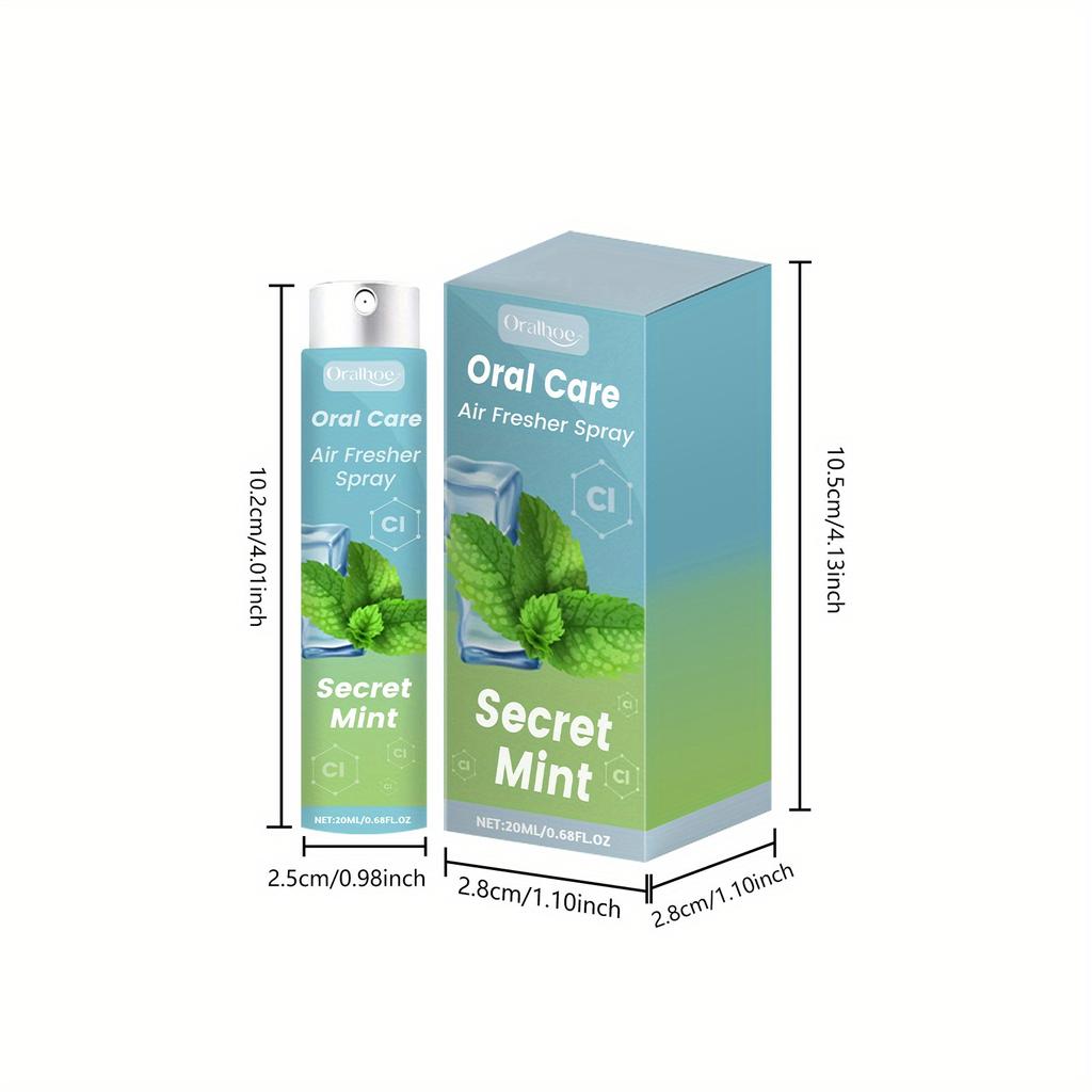 Mint Mouth Freshening Spray Removes Coffee Stains, Whitens Teeth and Maintains Healthy Teeth
