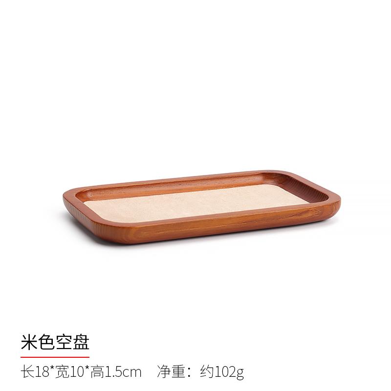 Classic Solid Wood Decorative Jewelry Trays Beaded Bracelet Necklace Ring Jewelry Display Plates Storage and Viewing Tray