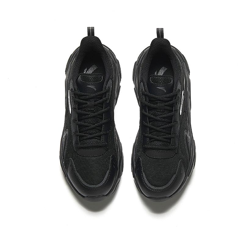 New Anta Little Millennium Anti Slip Wear Resistant Low Top Casual Shoes Women's Black 922448811-4