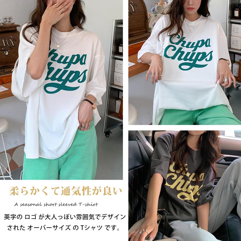 Short Long Print English Logo Round Body Korean Autumn [Merelop Ceto] Women's T-Shirt, Sleeve, T-Shirt, Top, Tee-Shirt, Neck, Thin, Plain, Covering,