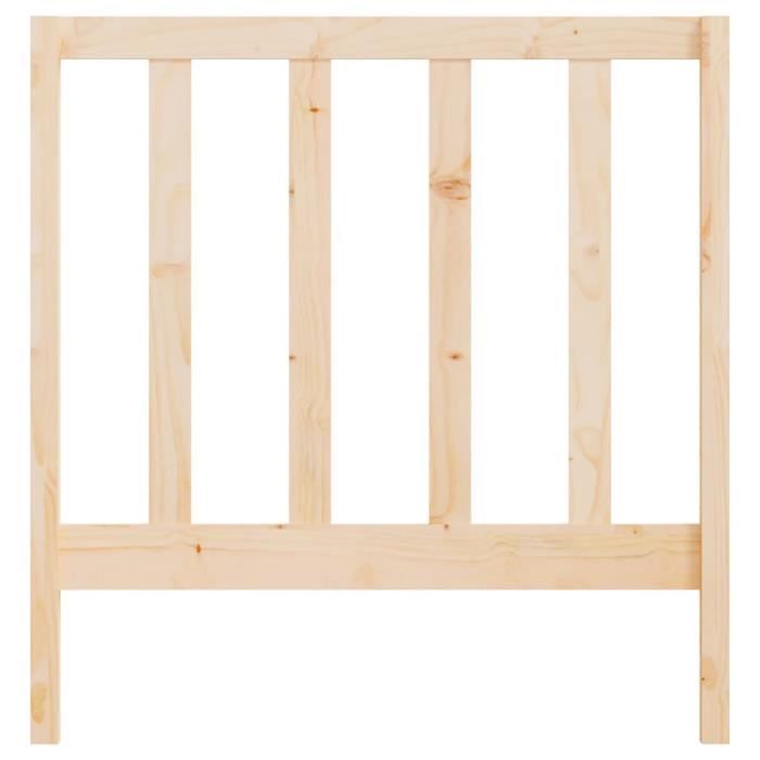 VidaXL Headboard 96x4x100 Cm Solid Pine Wood 817670