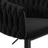 Barhocker Cofton Black Schwarzer Samt