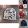 Simple Color Blocked Letter Pattern Neutral Casual Warm Knitted Hat For Streetwear Style