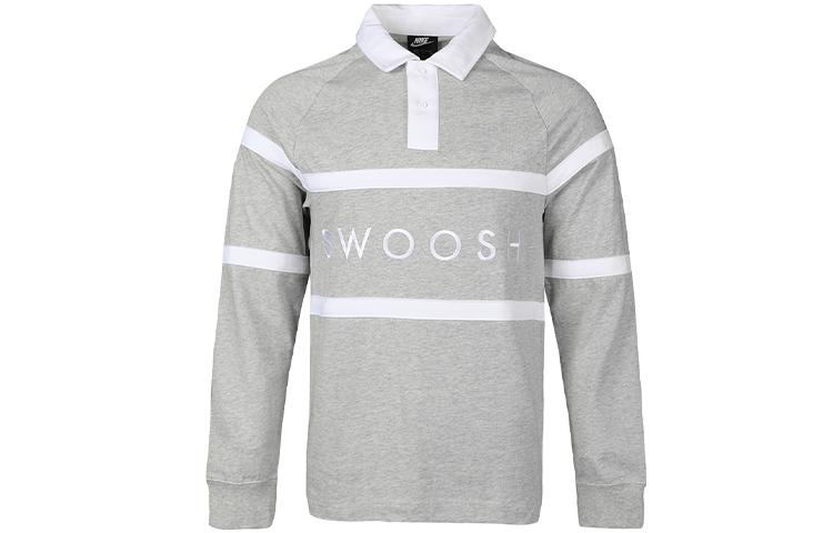 Nike Polo Shirts Men s Gray Polo Collar Moderate Straight Fit CV0169-063 XL
