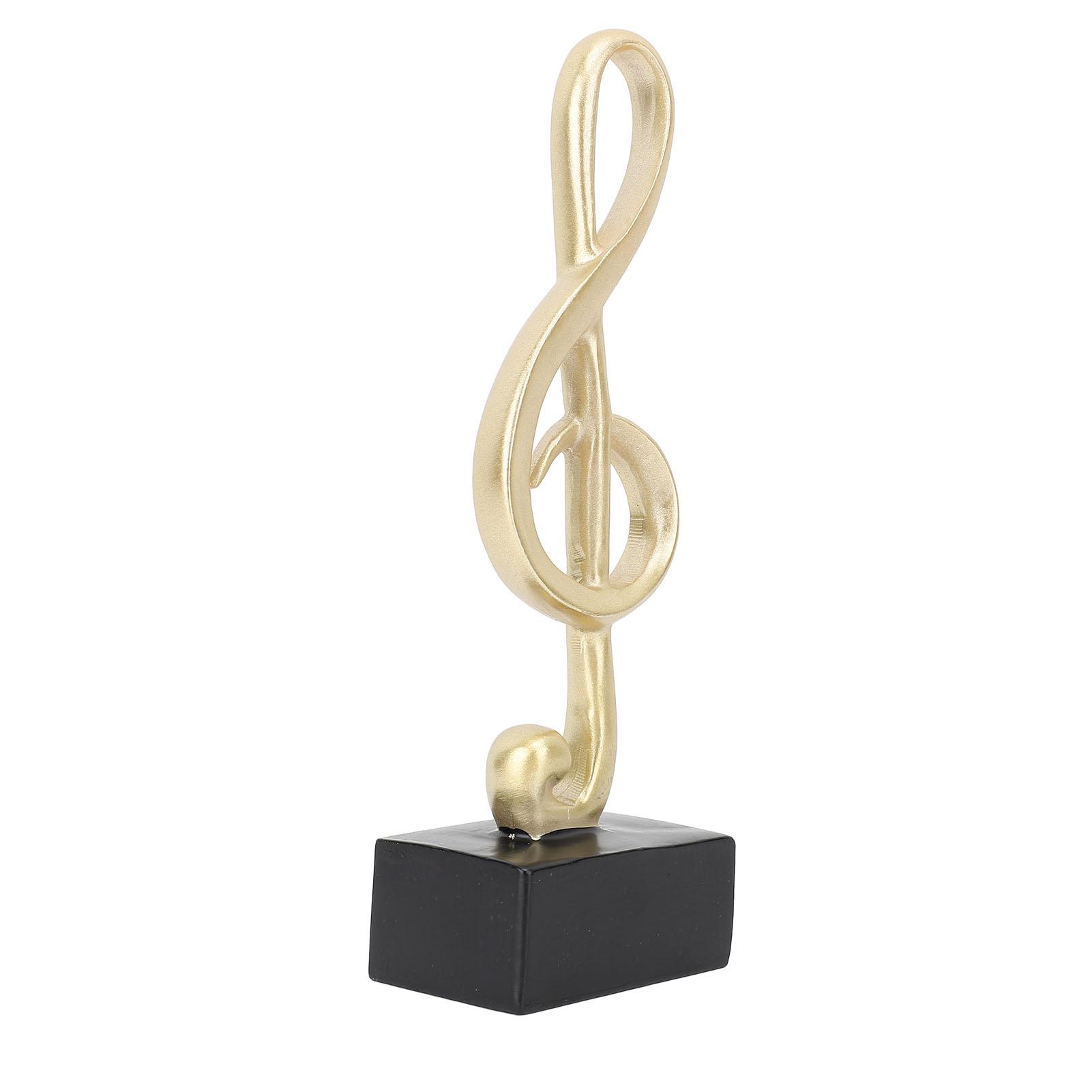 

Смола Модель Музыкальная Нота Декоративные Золотые Скульптуры Музыкальных Нот Роскошная Элегантная Музыкальная Нота