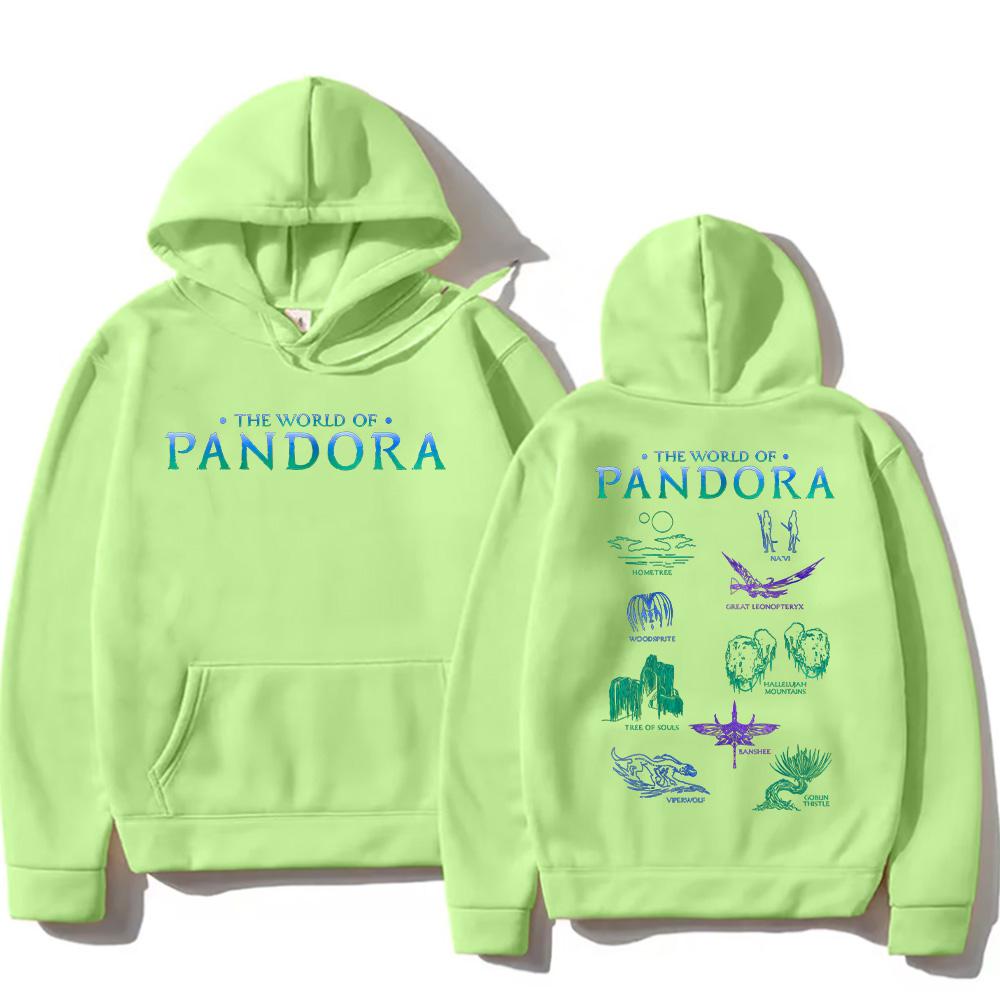 

Худі Pandora Avatar Светри Avatar The World of Pandora Подарунки Avatar для жінок чоловіків Толстовки Harajuku Естетичний одяг XXL світло-зелений колір
