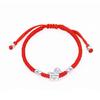 Sterling Silver 999 Zodiac Horse Red Rope Luxury Bracelet in Chinese Style