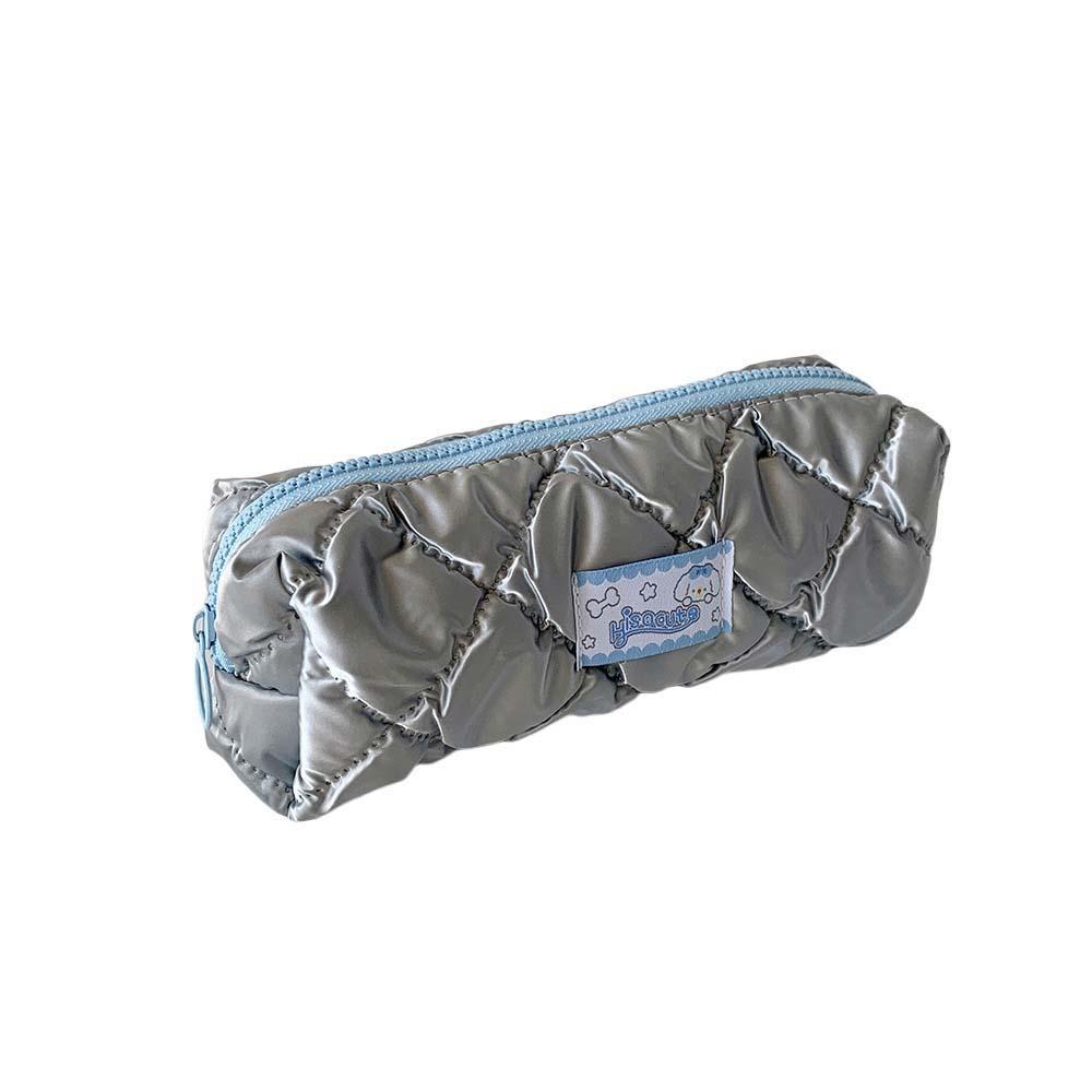 

Cream Candy Color Stationery Bag Jewelry Storage Pencil Case Pencil Pouch Students Writing Tools серый