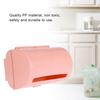 Back Adhesive Wall Mount Trash Garbage Plastic Bag Storage Box Organizer Pink