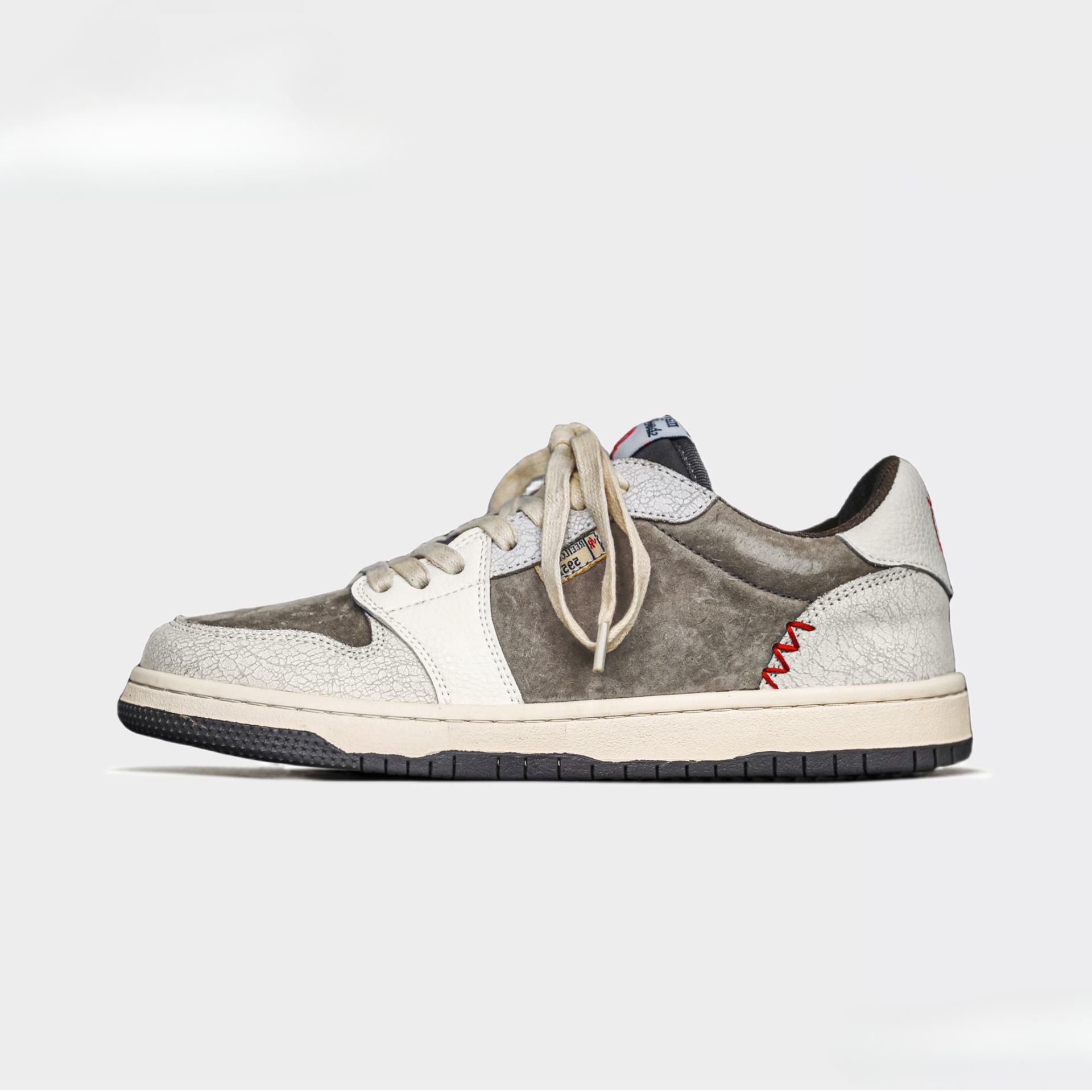 Мужские ретро кеды с вышивкой - Коллекция Осень 2025 39