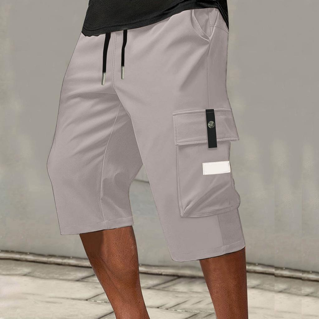 Men's Lace-up Sweatpants Men's Cargo Shorts Casual Pants