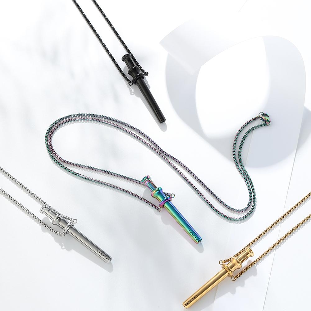 Meditation Whistle Necklace Anxiety Breathing Necklace Mindful Breathing Necklace Meditation Jewelry for Anxiety & Stress Relief