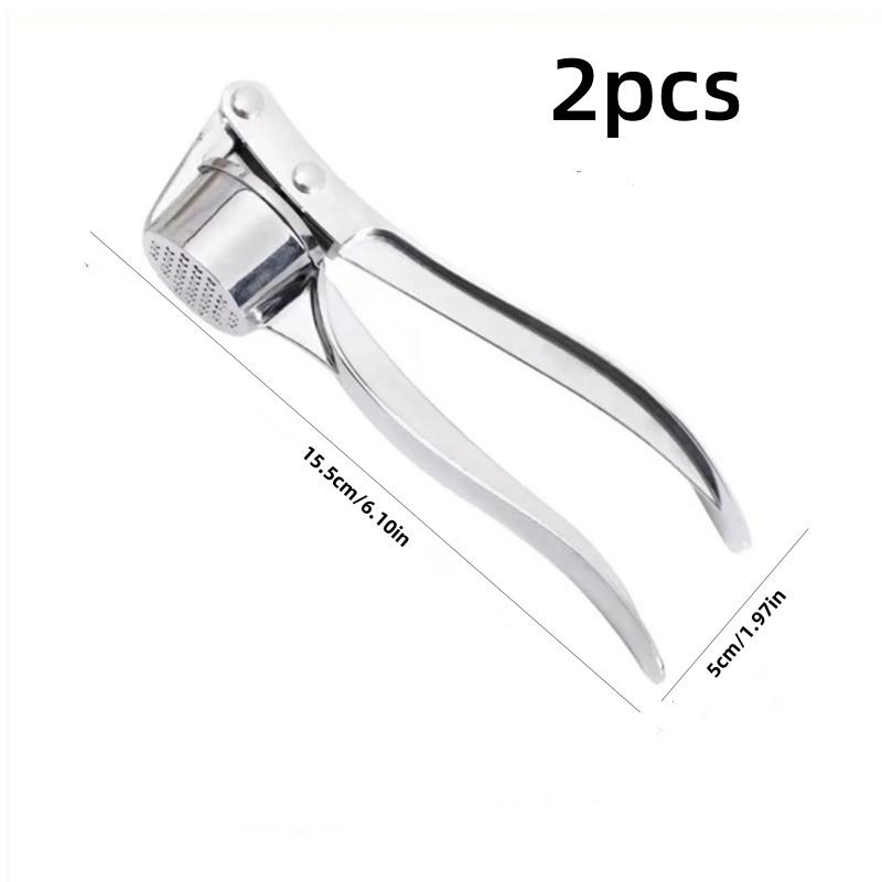 2pcs/Manual Garlic Press, Multi-functional Kitchen Tool for Crushing Garlic