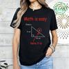 Summer New Women's T-shirt Casual Loose Short Sleeved Shirts Funny Math Is Easy Printed T-Shirts for Women Tee Tshirt Clothing