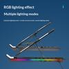 6 Heights Adjustable Laptop Stand with RGB Backlit Aluminum Alloy USB Hub Foldable Notebook Riser Bracket