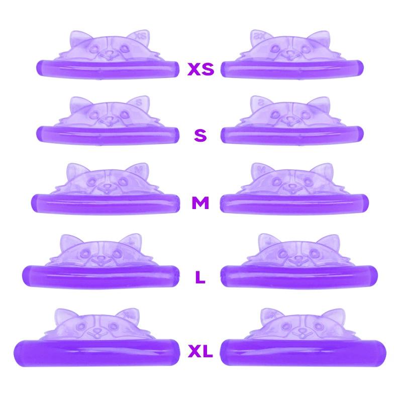 5 Pairs C Curl Silicone Eyelash Perm Pads Sticky Lashes Rod Shield Lifting 3D Eyelash Curler Accessories Makeup Tool