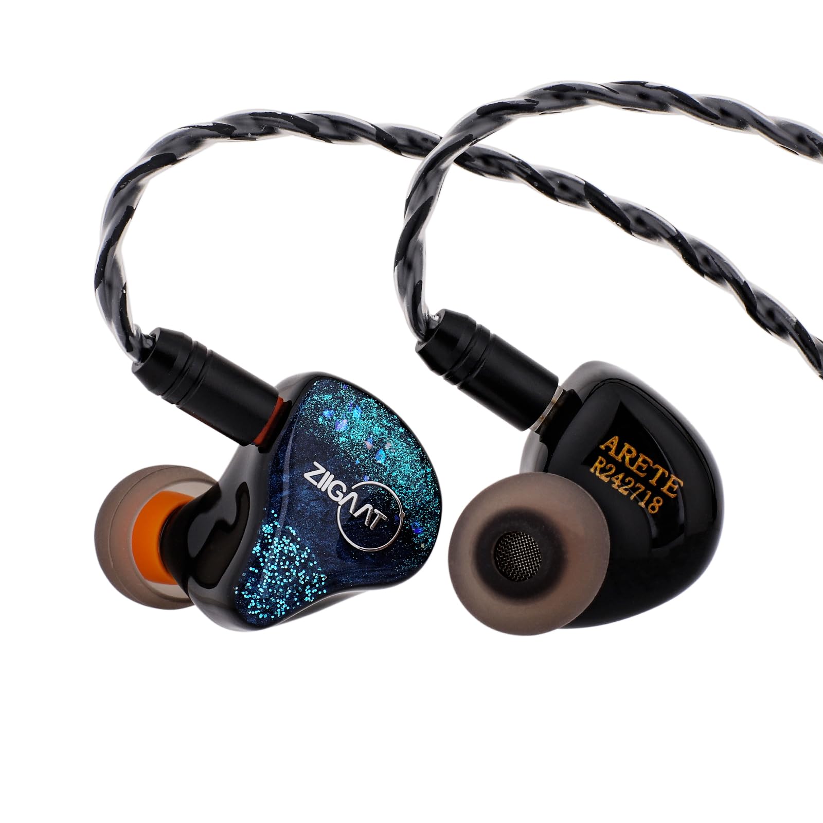 

Linsoul ZiiGaat x Fresh Review Arete 1DD+4BA Hybrid Black High-End HiFi Earphones, Durable 10mm Biocellulose Diaphragm Dynamic Driver, Made in the