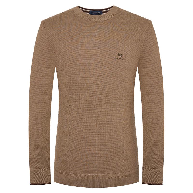 

Baoxiniao Men s Machine Washable Crew Neck Wool Sweater 2XL -52