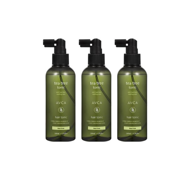 Abka Scalp Care Tea Tree Hair Tonic 200ml 2ea/3ea Anti-Hair Loss Cooling K-Beauty