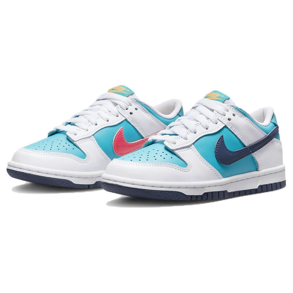 Nike Dunk Low GS Dusty Cactus Thunder Blue Dětské tenisky Teal White Racer-Pink HF4794-345
